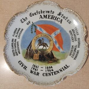 Confederate States of America Civil War‎ Centennial Plate (1961–1964)